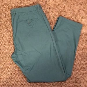 J. Crew Mens Teal Chinos 36x32 - never worn!